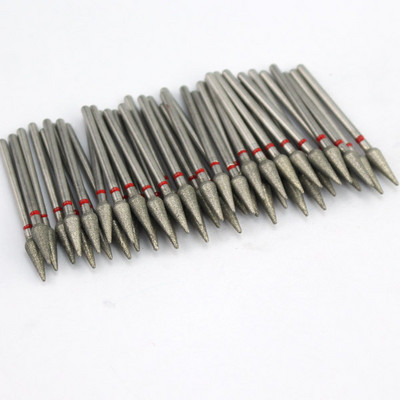 50 buc/pachet Seturi de burghie rotative pentru unghii cu diamante Freze electrice pentru manichiură Accesoriu pentru curățarea unghiilor Îndepărtarea pielii moarte