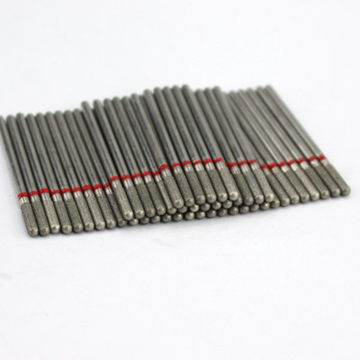 50 buc/pachet Seturi de burghie rotative pentru unghii cu diamante Freze electrice pentru manichiură Accesoriu pentru curățarea unghiilor Îndepărtarea pielii moarte