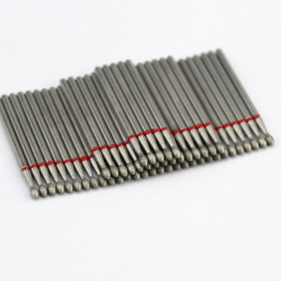 50 buc/pachet Seturi de burghie rotative pentru unghii cu diamante Freze electrice pentru manichiură Accesoriu pentru curățarea unghiilor Îndepărtarea pielii moarte