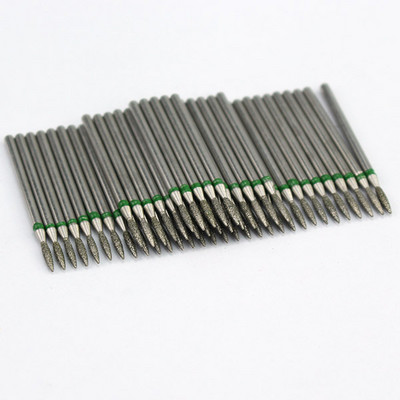 50 buc/pachet Seturi de burghie rotative pentru unghii cu diamante Freze electrice pentru manichiură Accesoriu pentru curățarea unghiilor Îndepărtarea pielii moarte