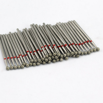 50 buc/pachet Seturi de burghie rotative pentru unghii cu diamante Freze electrice pentru manichiură Accesoriu pentru curățarea unghiilor Îndepărtarea pielii moarte