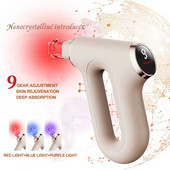 NOU pistol de mezoterapie pentru frumusețe fără fir Microneedling injector de apă pentru terapie cu celule stem stilou pentru întinerirea pielii injector cu microcristale