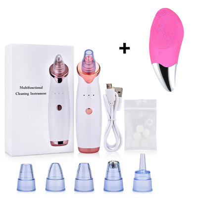 Mitesszer eltávolító porszívó pórustisztító arctisztító kefe Ance pattanás fekete pontok kivonó nano arcpermetező gőzölő