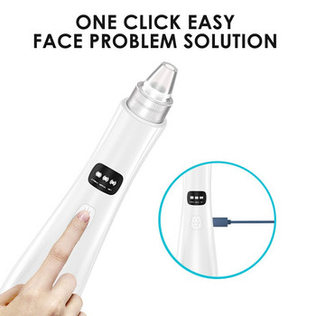 Διαθέσιμο Fast Drop Shipping 3 Suction Mode Face Cleansing Beauty Machine Dead Skin Remover Face Vacuum Blackhead Removal