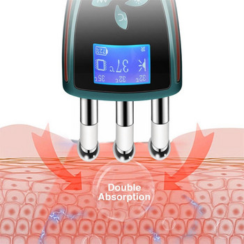 Συσκευή μαγνητικής απόξεσης EMS Micro Current Warm 36-53 Meridian Care Magnetic Therapy Instrume Comb Beauty Massage Vibration D8P8