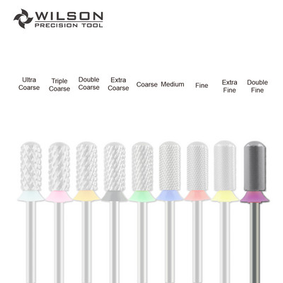 Körömfúrók Gél eltávolítása -(Kis hordó sima felső bit) - Volfrámkarbid körömfúró elektromos manikűrfúró és tartozék
