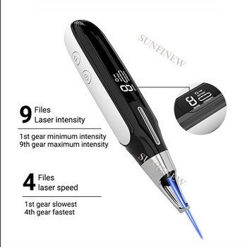 Συσκευή θεραπείας μπλε φωτός Laser Picosecond Pen Remover Tattoo Pen Laser Penckle Acne Cleaner Mole Dark Spot Pigment Remover New