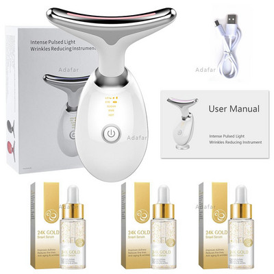 Dispozitive de lifting facial 9 în 1 EMS RF Microcurent pentru întinerirea pielii Masaj facial Terapie cu lumină Aparat anti-îmbătrânire de înfrumusețare a ridurilor