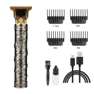 T9 Aparat za šišanje Profesionalni električni brijač Aparat za šišanje Aparat za šišanje 0 mm muški USB punjivi trimer za muškarce