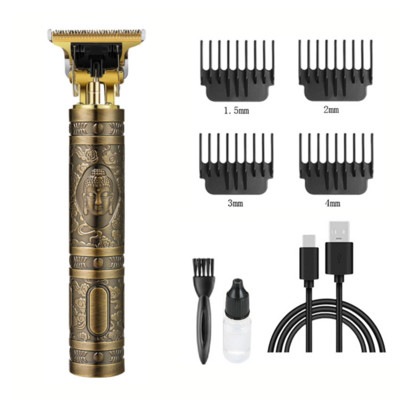 T9 Aparat za šišanje Profesionalni električni brijač Aparat za šišanje Aparat za šišanje 0 mm muški USB punjivi trimer za muškarce