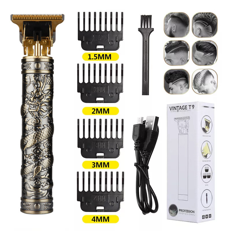 T9 Aparat za šišanje Profesionalni električni brijač Aparat za šišanje Aparat za šišanje 0 mm muški USB punjivi trimer za muškarce