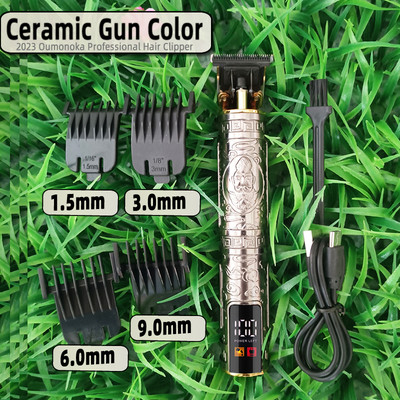 Punjivi muški električni brijač Brijač Mašina za šišanje Trimer za bradu Muški električni brijač za muškarce Kosilica Stroj za šišanje