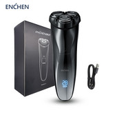 ENCHEN Blackstone3 elektromos borotva 3D hárompengés úszó borotva IPX7 szinten mosható USB Type-C töltővaku Akció!!!