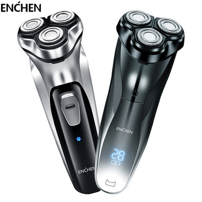 ENCHEN BlackStone Face Shaver For Men Акумулаторна 3D плаваща електрическа машина за бръснене Тример за брада