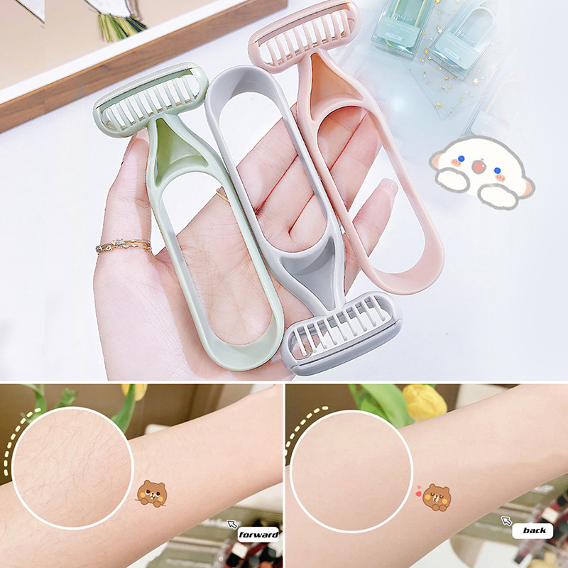 Naiste füüsiline juukseepilaator kustutuskumm Ohutu kulmutrimmer kaasaskantav karvaeemaldustööriist valutu pardel kehadepilatsioonivahendite jaoks