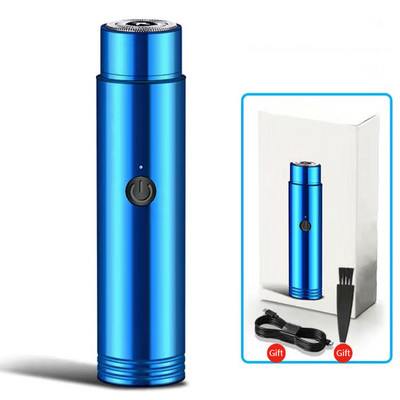 Mini električni brijač za muškarce Prijenosni električni brijač Nož za bradu USB punjenje Muški aparati za brijanje Lice Tijelo Brijač Stroj za brijanje