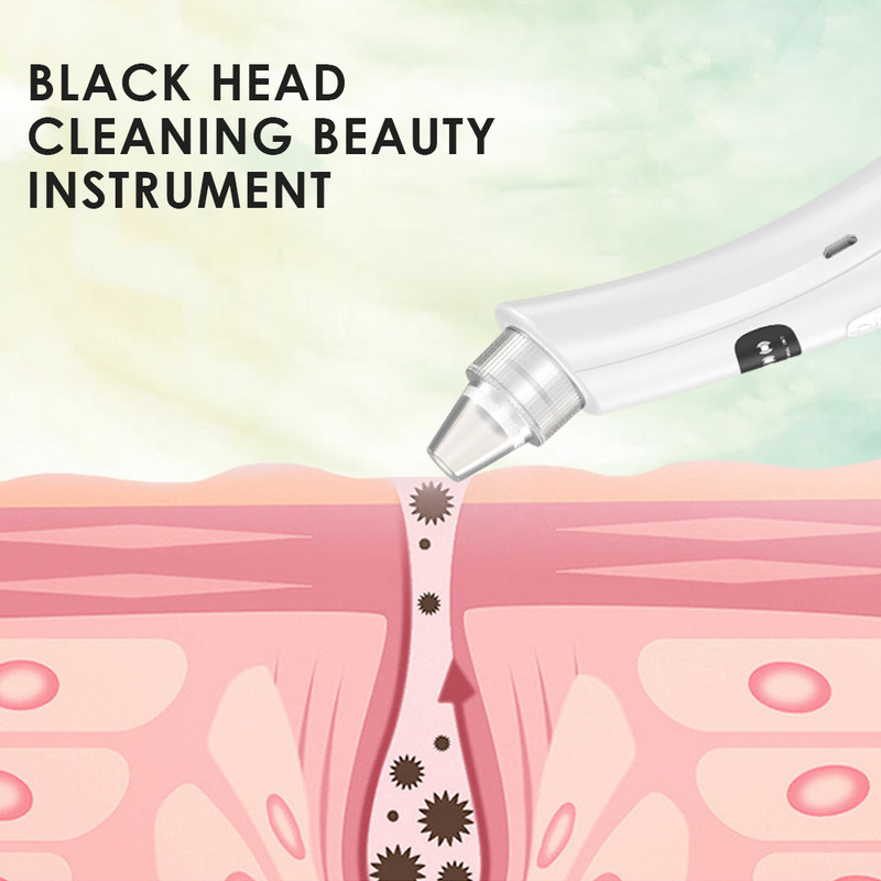 Instrument pentru îndepărtarea cosurilor Puncte negre împotriva punctelor negre Extractor de aspirație cu punct negru Eliminator de aspirator Kit de îndepărtare a sebumului pentru acnee