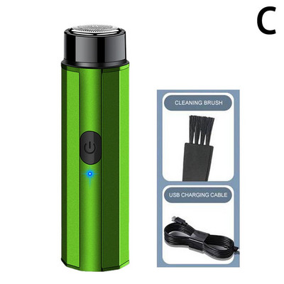 Mini električni brijač za muškarce Prijenosni električni brijač Nož za bradu USB punjenje Muški aparati za brijanje Lice Tijelo Brijač Stroj za brijanje