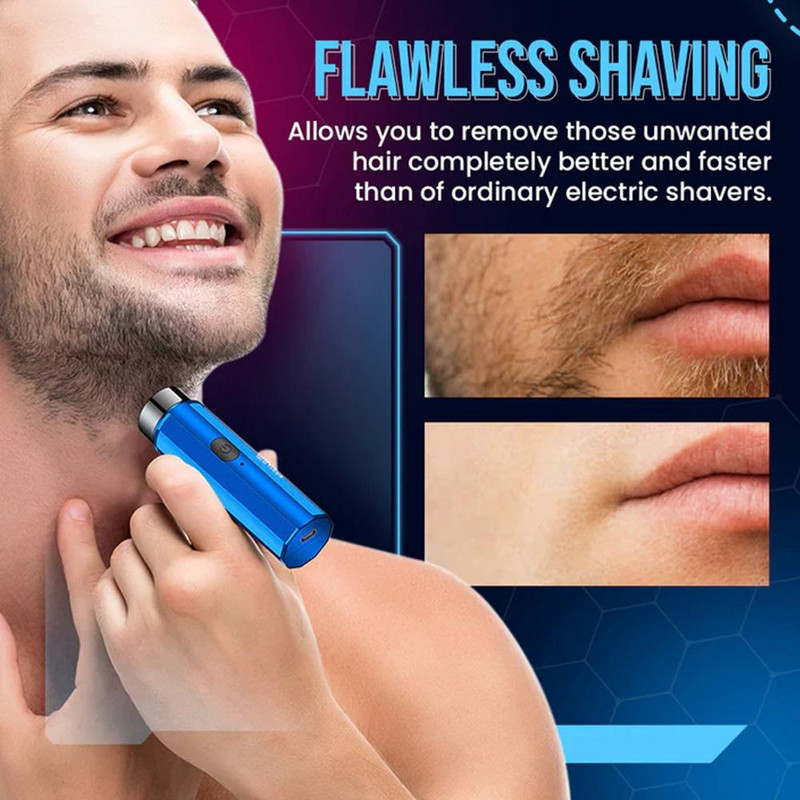 Mini električni brijač za muškarce Prijenosni električni brijač Nož za bradu USB punjenje Muški aparati za brijanje Lice Tijelo Brijač Stroj za brijanje