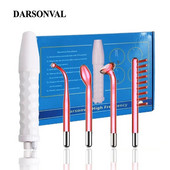 Darsonval nagyfrekvenciás arcápoló gép távolítsa el a ráncokat akne eszköz Skin Beauty Spa Elektroterápiás pálca Üveg D'arsonval