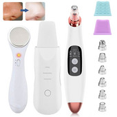 Ultrahangos bőrradír vibrációs arc spatula mitesszer eltávolító arcradír lapát Tiszta kavitációs peeling arc lifting