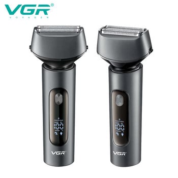 VGR Electric Shaver Beard Trimmer Shaving Machine for Men Razor Professional Electric Rechargeable IPX7 Washable V-381