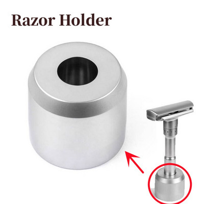 Bărbierit pentru bărbați Instrumente pentru bărbierit, aparat de ras de păr, reglabil cu două margini, aparat de ras de siguranță clasic, cu lame acoperite cu titan, 5 buc.