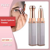 2-ühes epilaator Näo karvade eemaldamiseks mõeldud huulepulga pardel Elektriline kulmutrimmer naiste karvade eemaldaja USB laadimisega minipardel Epilaator