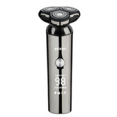 Aparat de ras electric S3000, cu utilizare fără fir, aparat de ras electric 4D pentru bărbați, reîncărcabil prin USB, aparat de bărbierit pentru bărbați, rezistent la apă, cu bază de încărcare