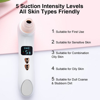 Visual Electric Facial Remover Blackhead with Camera Vacuum Acne Cleaner Αφαίρεση Μαύρων Κηλίδων Deep Cleansing Skin Pore Cleaner