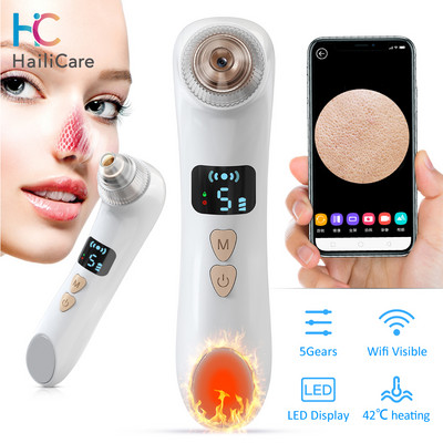 Visual Electric Facial Remover Blackhead with Camera Vacuum Acne Cleaner Αφαίρεση Μαύρων Κηλίδων Deep Cleansing Skin Pore Cleaner