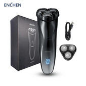 ENCHEN Blackstone3 elektromos borotva borotva 3D hárompengés úszó borotvagép IPX7 mosható USB újratölthető szakállvágó