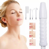 4u1 štapić s visokofrekventnom elektrodom s neonskom cijevi za elektroterapiju Instrument Stakleni alat Ozon Spa Remover Spot Acne Spot Home Beauty H1A3