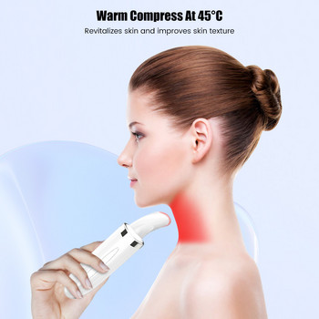 V Line Face EMS Electric Neck Lifting Beauty Massager LED Photon Therapy Face Skin Anti-aging Reduce Roller Firing Chin