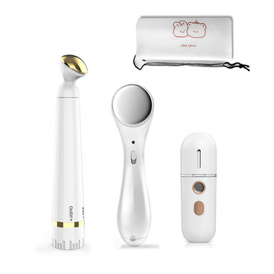 LED Photon Therapy Anti Wrinkle Beauty Device EMS Bőrfeszesítő Fiatalító Dupla állát csökkentő arcemelő szemmasszírozó
