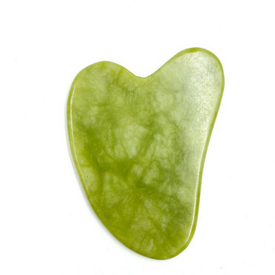 Arcmasszázs görgő Guasha Board Dupla fejek Jade Stone Face Lift Test Bőr Relaxáció Karcsúsítás Szépség Nyak Vékony Lift