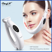 CkeyiN Ems V Line Face Lifting Karcsúsító Gép Face Lift Bőrfeszesítő V alakú Dupla áll eltávolítása Pofa Lift Up Szépségápolás