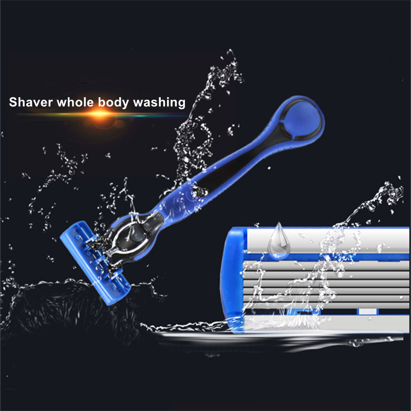 6-slojna oštrica Sigurnosna britva Fusion 6 Proglide ravni brijač za muškarce Ručni aparat za brijanje s oštricama Brijanje brade Shavette