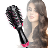 Στεγνωτήρας μαλλιών Hot Air Brush Styler and Volumizer Women Multifunctional Hair Straightener Curler One Step Ηλεκτρική βούρτσα πιστολάκι