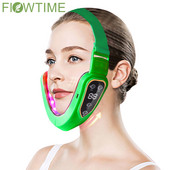Új V-alakú arcmasszírozó V-Line Up Lift Belt Facial Lifting Machine LED fotonterápiás vibrációs masszázs dupla állcsökkentő