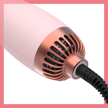 LISAPRO Hot-Air Brush 2.0 Βούρτσα για στεγνωτήρα μαλλιών ενός βήματος και ογκωτή πολλαπλών χρήσεων επαγγελματικό ίσιο σίδερο για μπούκλες για το σπίτι