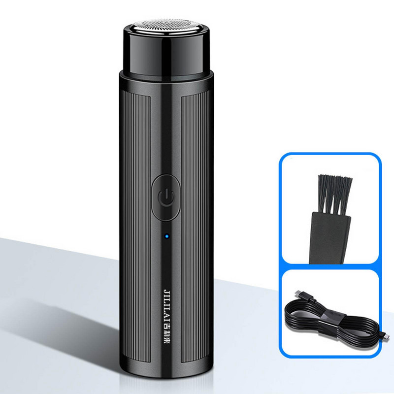 Mini putni električni brijači, punjivi, rotirajući s indikatorom punjenja Trimer za bradu za automobile, ured, muškarce, žene, lica