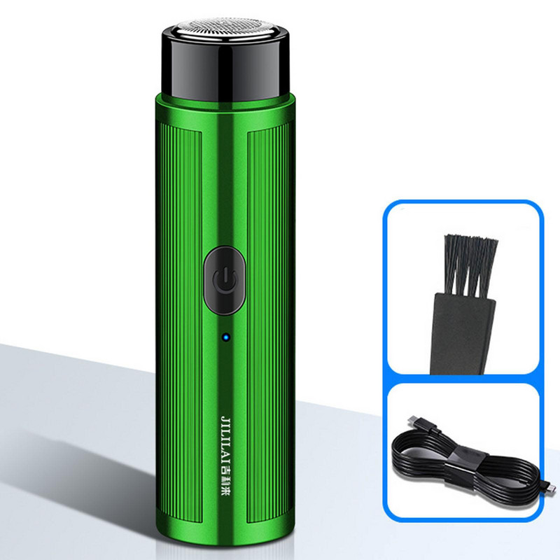 Mini putni električni brijači, punjivi, rotirajući s indikatorom punjenja Trimer za bradu za automobile, ured, muškarce, žene, lica