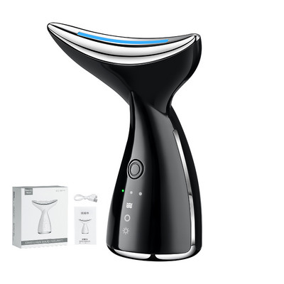 HSKOU Neck Face Beauty Device 3 Colors LED Photon Therapy Bőrfeszesítő Csökkenti Dupla állát Ránctalanító Eltávolítás Bőrápoló eszközök