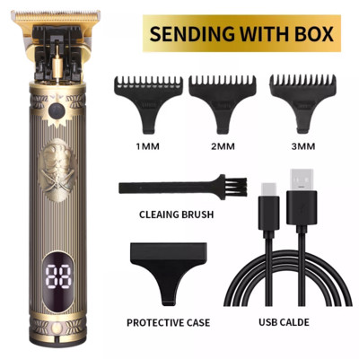 Finishing Fading Blending Professional Hair Trimmer for Men Pro Beard Trimmer Electric Hair Clipper Μηχάνημα κοπής μαλλιών λιθίου