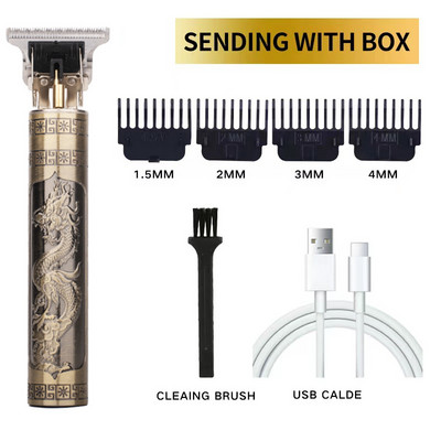 Finishing Fading Blending Professional Hair Trimmer for Men Pro Beard Trimmer Electric Hair Clipper Μηχάνημα κοπής μαλλιών λιθίου