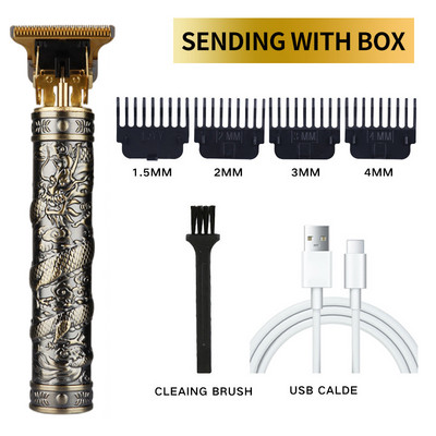 Finishing Fading Blending Professional Hair Trimmer for Men Pro Beard Trimmer Electric Hair Clipper Μηχάνημα κοπής μαλλιών λιθίου