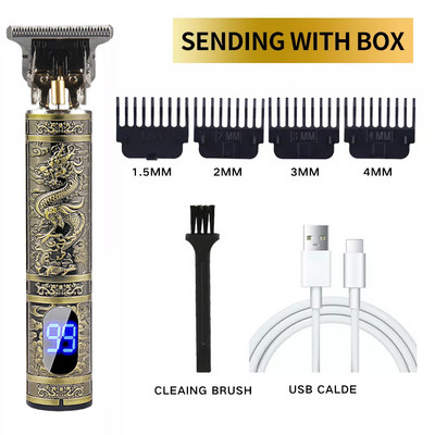 Finishing Fading Blending Professional Hair Trimmer for Men Pro Beard Trimmer Electric Hair Clipper Μηχάνημα κοπής μαλλιών λιθίου