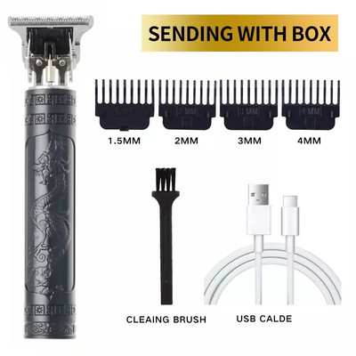 Finishing Fading Blending Professional Hair Trimmer for Men Pro Beard Trimmer Electric Hair Clipper Μηχάνημα κοπής μαλλιών λιθίου
