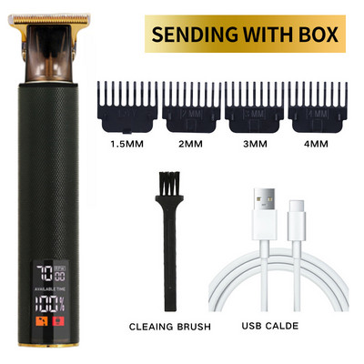 Finishing Fading Blending Professional Hair Trimmer for Men Pro Beard Trimmer Electric Hair Clipper Μηχάνημα κοπής μαλλιών λιθίου